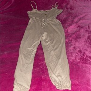 Stylish cream Jumpsuit